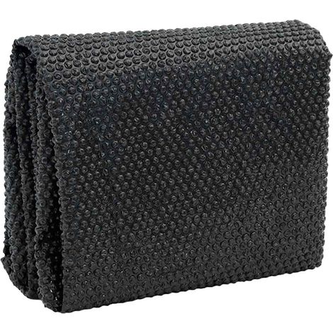 vidaXL Floating PE Solar Pool Film 381 cm Black and Blue