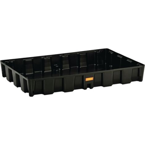 Vasca di raccolta 120l L1200xP800xH165mm PE o.PE-Ruggine