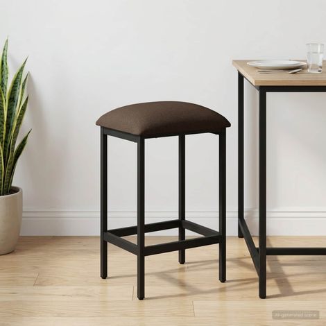 vidaXL Tabouret de bar Taupe 40 x 32 x 74 cm Bois d'ingénierie (1/5)