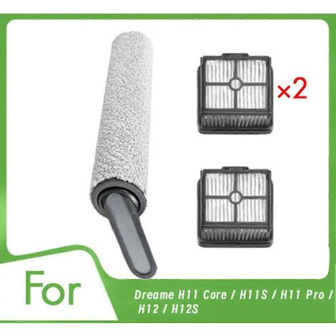 NALOOKAMIC Filtres HEPA pour brosses rotatives d'aspirateurs Dreame H11 Core / H11S / H11 Pro / H12 / H12S