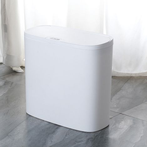 Poubelle À Capteur - 13 L - Fonctionnement Sans Contact - Alimentation Par USB - Pour Cuisine Salon Bureau (1/5)