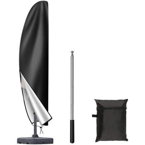 Housse Parasol 265 X 40/70/50 cm/Anti-UV,Couverture de Parasol,Couverture de Parapluie de Jardin Imperméable,Décoloration,pour Parasol de Jardin Exterieur (1/4)
