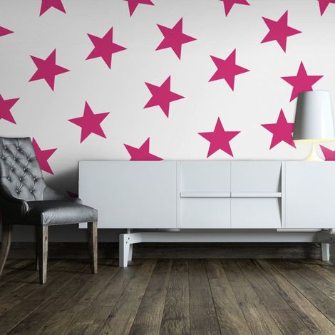 Papier Peint "Pink Star" 105 x 150 cm (1/2)