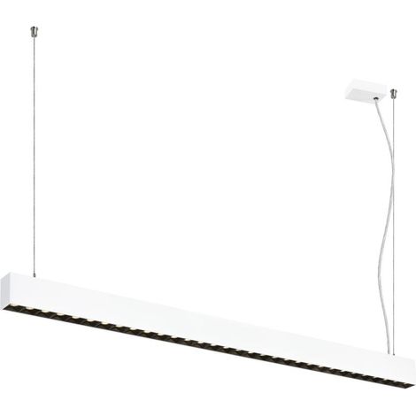 Suspension GLENOS® PRO 12 m DALI UGR16 long. 210 cm 3000K blanc / noir - SLV - 1010509