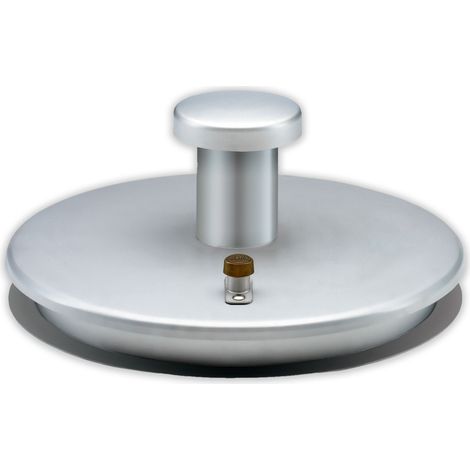Hailo Schachtabdeckung HS4 Edelstahl 4mm tagwasserdicht und verstärkt Ø1000mm geschlossen (1/2)