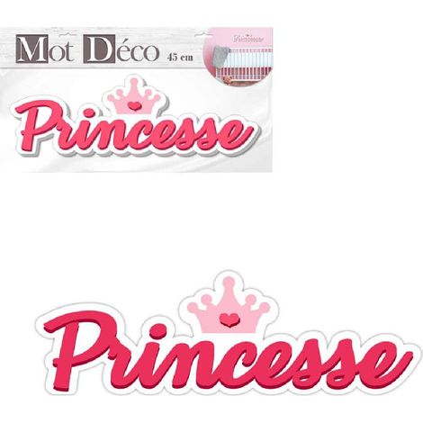 Décoration murale en bois Princesse