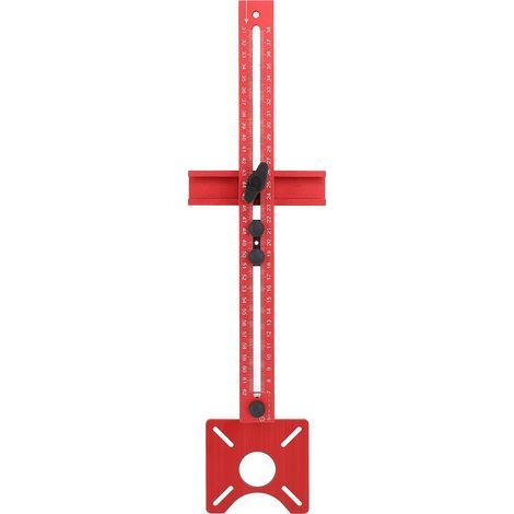 Fräsnuthalterung aus Aluminiumlegierung, verstellbare multifunktionale Vorrichtung und Führung für Schrankbeschläge zum Bearbeiten und Schneiden von Holz. (1/5)
