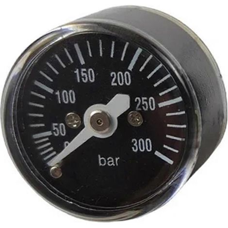 Manomètre haute pression HPA 300 bar, diamètre 25 mm, filetage 1/8 BSP, accessoires FX, manomètre de précision pour peinture à bille d'air (1/5)