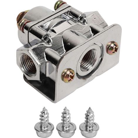Valve d'essence pour carburateur à orifice de 3/8 po, pression de 4,5 à 9 PSI, régulateur de pression d'essence en alliage de zinc 12 803 à contrôle précis (1/5)
