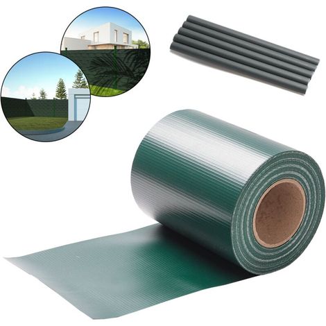 EINFEBEN 50m PVC Garten Sichtschutz Windschutz Sichtschutz Schilf und Heidekraut, Grün (1/4)