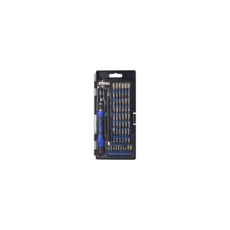 Houhence – 62-in-1 Präzisionsschraubendreher-Set – 58 CR-V-Stahlbits – Ergonomischer Griff – Für die Reparatur elektronischer Geräte – Crezuo