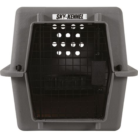 Cage de transport pour chat Sky Kennel IATA – Modèle 100 – Taille S – Ventilation 360° – Plastique écologique 90% recyclé – Pet Mate