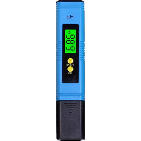 High-precision pocket-sized pH meter, 0.01 accuracy with a pH testing range of 0-14. Digital pH tester for water-bleu (1/5)