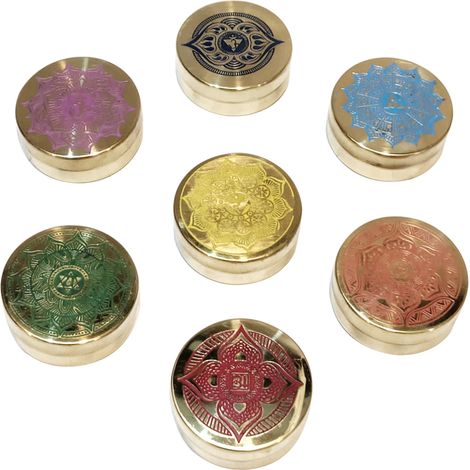 Räucherschachtel mit 7 Chakras – spirituelles Geschenk für Meditation und Entspannung