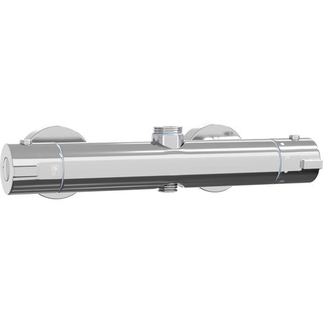 Mélangeur de douche thermostatique Acier Inoxydable 201 vidaXL (1/5)