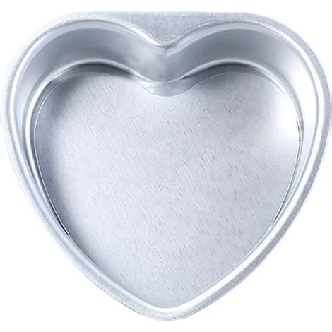 Moule à gâteau au chocolat en alliage d'aluminium épais en forme de cœur, 20 cm (8 pouces), antiadhésif, pour réaliser soi-même un gâteau au chocolat. (1/5)