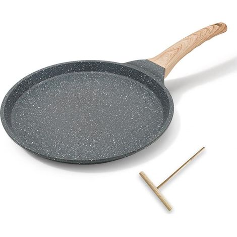 Poêle à crêpes 20 cm polyvalente noir