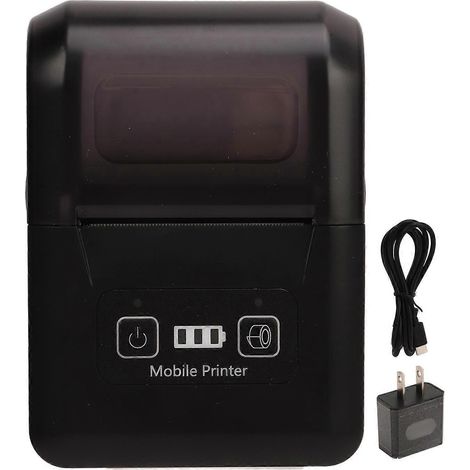 Imprimante d'étiquettes sans encre, mini imprimante thermique portable pour étiquettes de bureau
