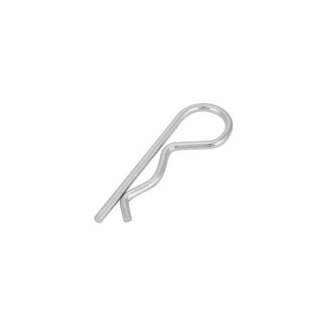 Goupille Fendue, 10pcs Galvanisé de Fer B Type Clavette à Goupille Clips Ressort Clips Épingle à Cheveux Zinc Plaqué Goupilles de Maintien(3 60mm)