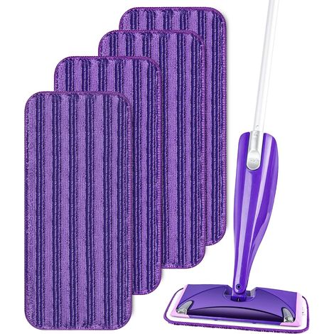 Remplacement Lingettes Reutilisable pour Balais Swiffer WetJet Lavables Spray en microfibre (1/5)