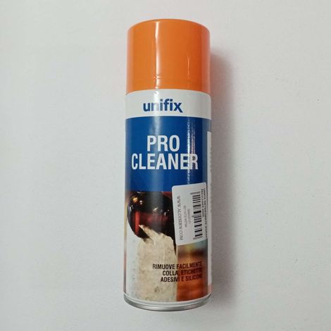 Pro cleaner 400ml spray rimuovi colla etichette adesivi siliconi catrame (1/4)