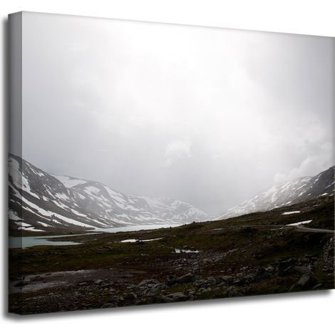 Leinwanddruck Natur Tal Berge 50x40 cm