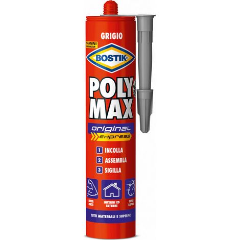 BOSTIK POLYMAX ORIG.GRIGIO CARTUCCIA GR.425 (1/2)