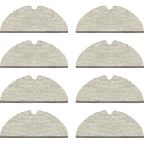 Lot de 8 chiffons de nettoyage pour Roborock Q8 Max, Q8 Max+, S5, S5 Max, S4, S50, S51, S55, S6, S6 Pure, S6 MaxV, Q7, Q7 Max, Q5 Pro, Q5 Pro+, Q5 Pro Accessories (1/5)