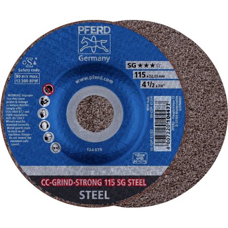 Meule CC-Grind 115mm STRONG-STEEL Pferd (1/5)