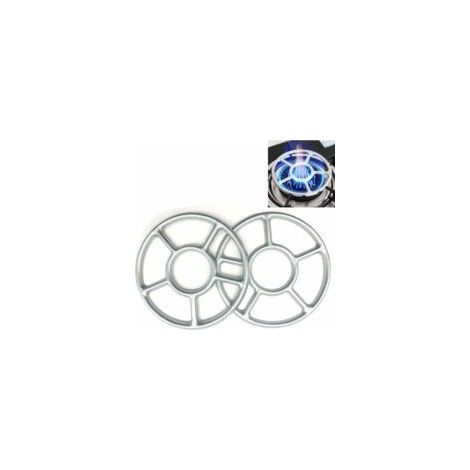 2 Stück Gasreduzierstücke für Kochfeld, Gasreduzierstücke, Wokhalterung, Gasherd-Wokhalter, Gasring, Gasherd-Küchengashalterung für Heißwasserkanne, Mokkakanne (6,1 Zoll/15,5 cm - Crezuo) (1/4)