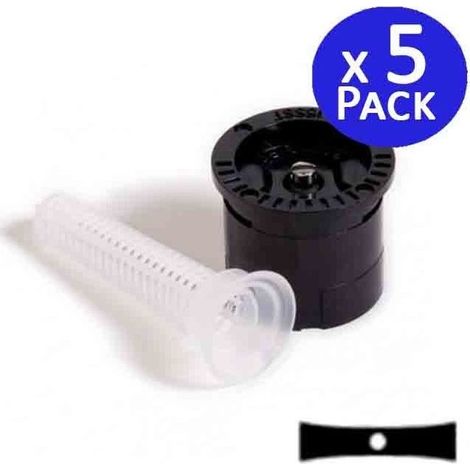 Lot de 5 Buse pour diffuseurs d'arrosage à bande centrale Rain Bird 15CST, portée 1,2 x 9,2 mètres (1/5)