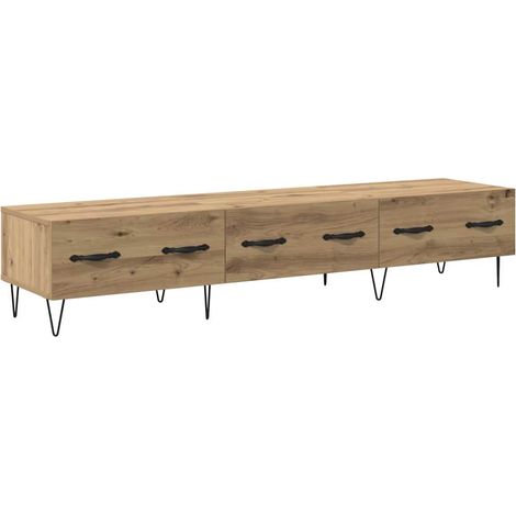 Maison Exclusive - Mobile TV rovere artigianale 150 x 36 x 30 cm Legno multistrato