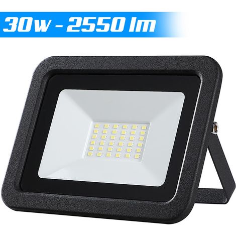 Faro Led 30W Luce Alta Luminosita 2550lm Faretto Esterno Slim Bianco Freddo IP65 (1/5)