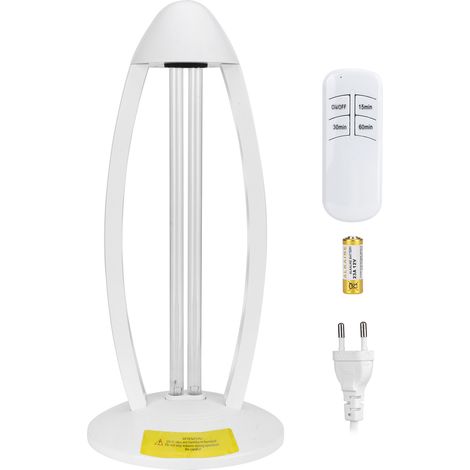 Tragbare UV-Ozon-Sterilisationslampe für Zuhause, Büro, Hotel – 220-V-Eurostecker (1/5)