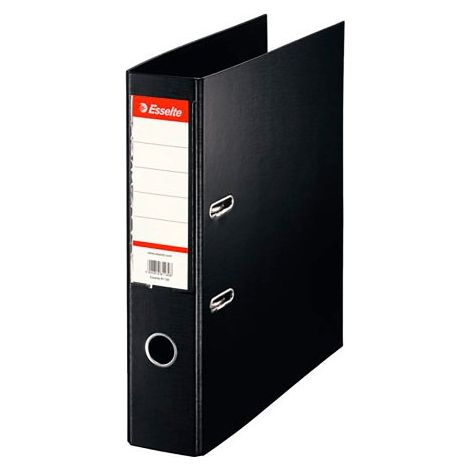 Classeur à levier cartonné Esselte A4 - Dos 7,5 cm noir