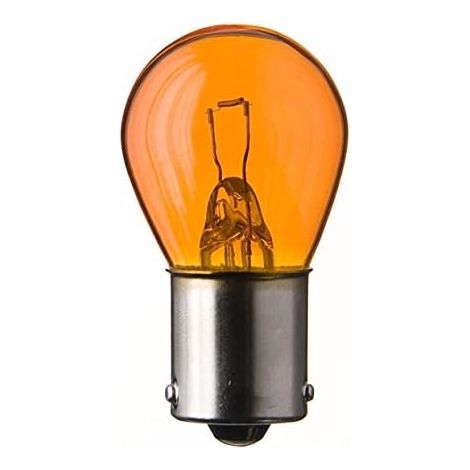 Ampoule BAU15S 24V 21W Jaune - Lot de 10 - Verre Robuste - Signalisation Claire - Camion Bus Remorque - 52,5mm (1/4)
