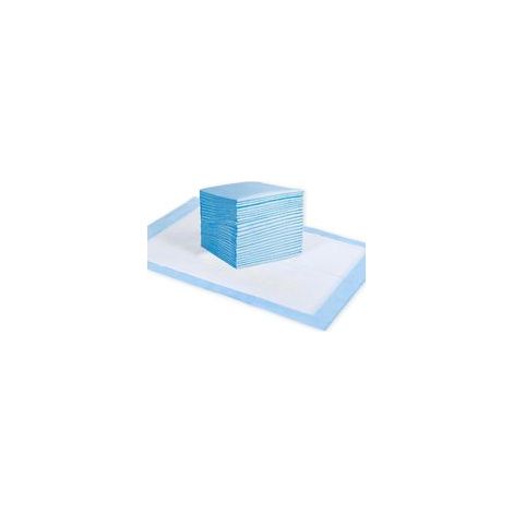Lot de 60 protections pour déjections canines, anti fuite, surface à séchage rapide, taille classique, pour chiens et chiots, Bleu,60x90cm