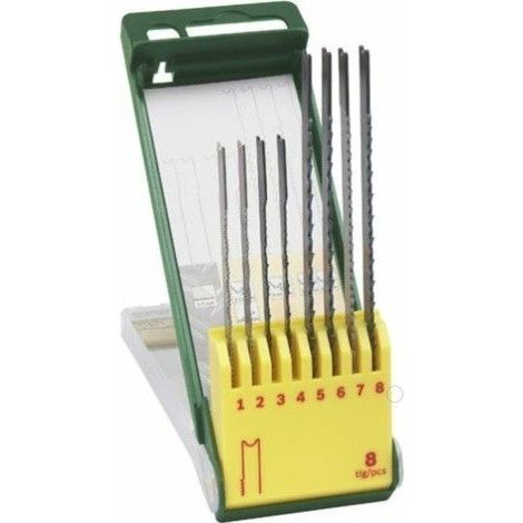 BOSCH - SET 8 LAME PER SEGHETTO ALTERNATIVO - LEGNO/METALLO/PLASTICA