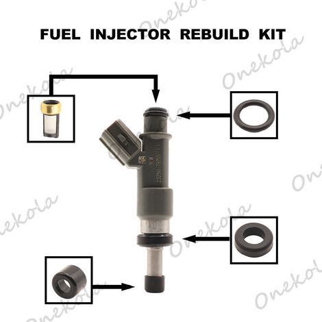 Kit de réparation d'injecteur de carburant, joint d'étanchéité et filtre adaptés aux Land Cruiser Tacoma 2.7L L4 23250-75100 (1/2)