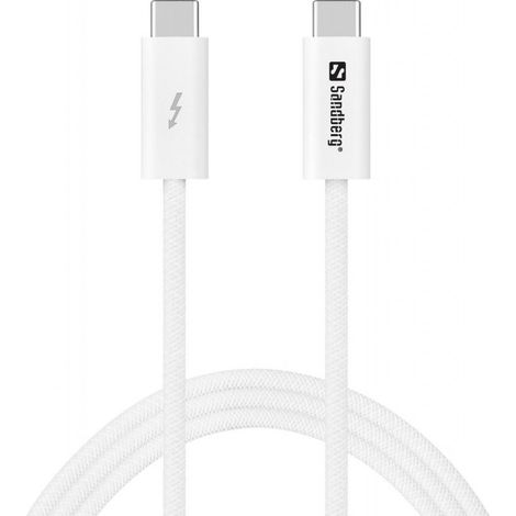 Câble USB-C vers USB-C Sandberg USB4 240 W + 40 Gbit/s 1 m 6FUTP-015B, 136-56