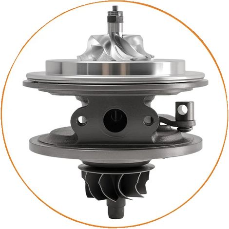 Turbo CHRA, longitud 17 cm, ancho 14,8 cm, altura 14,2 cm, peso 1600 g, compatible con Audi A4 Avant 2004-2015 (1/5)