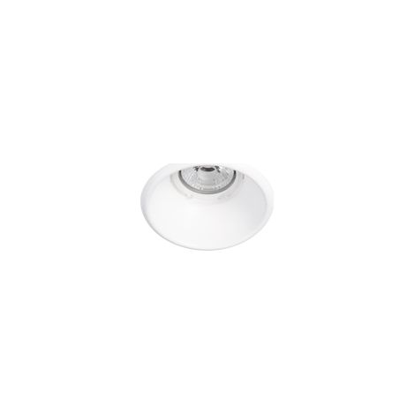 LedsC4 Dome - LED-Einbaustrahler LED 5W und 902lm. Durchmesser 9cm. Gehäuse aus Stahl. Innenbereich IP23. Farbe Weiß