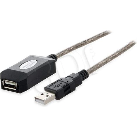 Cable Alargador USB Savio CL-76 Blanco Negro 5 m