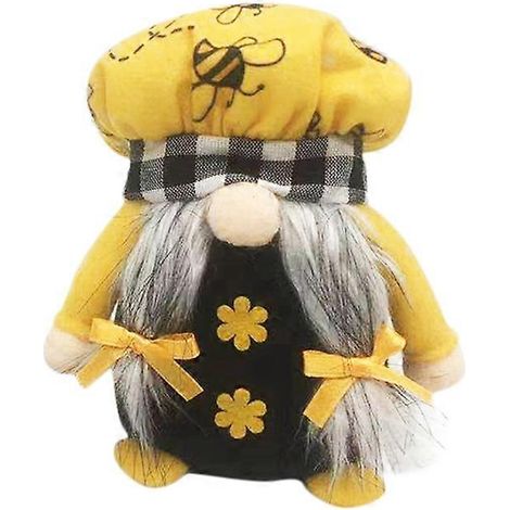 Pâques Abeille Bourdon Chef Gnome Scandinave Tomte Nisse Elfe Suédois Décorations Maison Ferme Cuisine Artisanat (1/4)