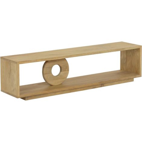 Meuble TV en bois de manguier Alwen (1/5)