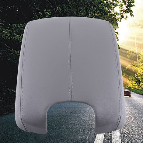 Couvercle d'accoudoir de console centrale en similicuir gris pour Honda Accord 2008-2012 (1/5)