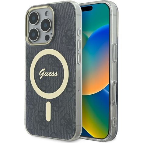 Guess GUHMP16XH4STK iPhone 16 Pro Max 6,9 Zoll schwarz/schwarze Hartschale IML 4G MagSafe (1/5)