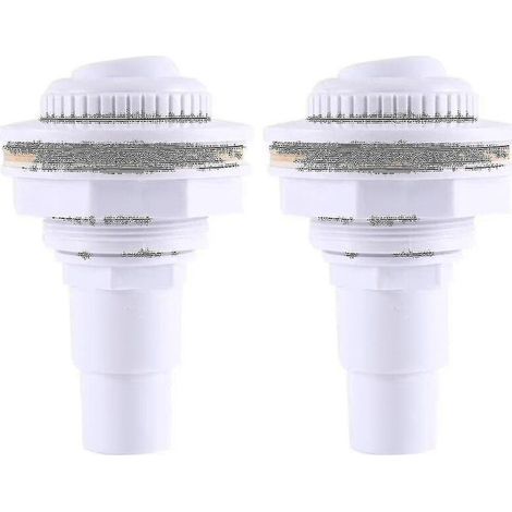 Joint de raccord de jet de retour complet pour piscine hors sol 2 pièces et adaptateur de tuyau mâle 1-1/2 pouce et écrou 3/4 pouce (1/3)