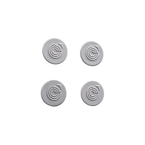 kaiserkraft  Magnete per bacheca  rotondi  Ø 25 mm  grigio 