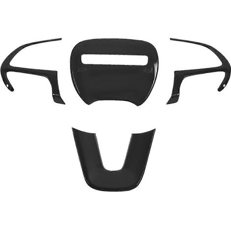 Schwarze Lenkradabdeckung für Jeep Dodge Charger Challenger Durango (2015–2022) – Fahrzeuginnenausstattung (1/5)